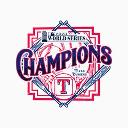 Texas Rangers Red 2023 World Series Champions SVG File