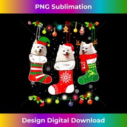 American Eskimo Christmas Lights Funny Puppy Xmas Dog L - Edgy Sublimation Digital File - Access the Spectrum of Sublimation Artistry