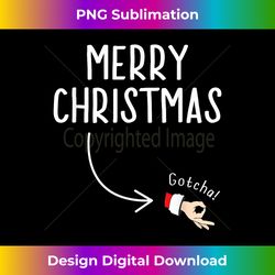 Circle Game Ok Hand Santa Merry Chris - Minimalist Sublimation Digital File - Chic, Bold, and Uncompromising