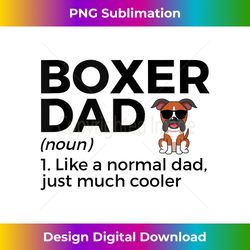 boxer dad definition funny boxer dog owner dog dad tank t - eco-friendly sublimation png download - striking & memorable impressions