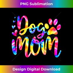Cute Dog Mom Funny Cute Dog Paw Mother's Day Mama Mommy Tank - Deluxe PNG Sublimation Download - Spark Your Artistic Genius