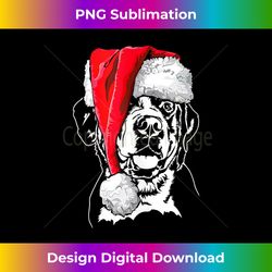 Santa Greater Swiss Mountain Dog Christmas dog mom dog Tank - Edgy Sublimation Digital File - Pioneer New Aesthetic Frontiers