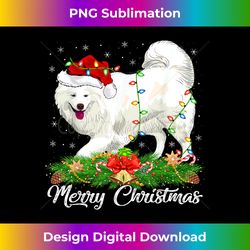 Samoyed Dog Lover Matching Santa Hat Samoyed Chris - Urban Sublimation Png Design - Immerse In Creativity With Every Design
