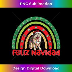 Alaskan Malamute Dog Feliz Navidad Christmas Decorations Tank - Urban Sublimation PNG Design - Challenge Creative Boundaries