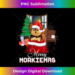 merry morkie christmas dog gift lover - eco-friendly sublimation png download - rapidly innovate your artistic vision