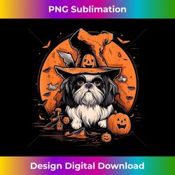 Shih Tzu Witch Hat Halloween Costume Dog Lover P - Bespoke Sublimation Digital File - Immerse in Creativity with Every Design