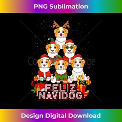 Brittany Spaniel Merry Christmas Tree Lights Dog X-Mas Dogs Tank - Classic Sublimation PNG File - Channel Your Creative Rebel