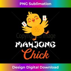 Mahjong Chick  Chinese Board Game  Mah-Jongg Pl - Timeless PNG Sublimation Download - Enhance Your Art with a Dash of Spice