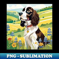 English Springer Spaniel - Instant Sublimation Digital Download - Perfect for Sublimation Mastery