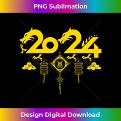 Happy Chinese New Year 2024 Year of Dragon Zodiac Lunar Long Sl - Timeless PNG Sublimation Download - Pioneer New Aesthetic Frontiers
