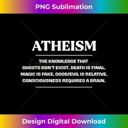 Atheism Definition Atheist Religion Evolution Science L - Minimalist Sublimation Digital File - Craft with Boldness and Assurance