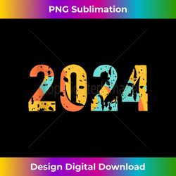 Happy New Year 2024 Hello 2024 Funny Party Family Christmas Tank Top - Timeless PNG Sublimation Download - Pioneer New Aesthetic Frontiers
