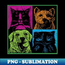 Gang of Four - Aesthetic Sublimation Digital File - Instantly Transform Your Sublimation Projects