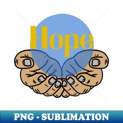 Hope hand symbol - Trendy Sublimation Digital Download - Perfect for Personalization