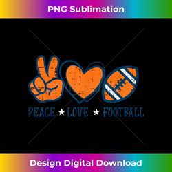 Peace Love American Football Cool Hippie Men Women - Vibrant Sublimation Digital Download - Immerse in Creativity with Every Design