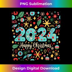 Happy New Year 2024 Hello 2024 Funny Party Family Christmas Tank To - Classic Sublimation PNG File - Striking & Memorable Impressions