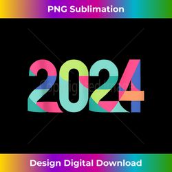 Happy New Year 2024 Hello 2024 Funny Party Family Christmas Tank To - Sublimation-Optimized PNG File - Spark Your Artistic Genius