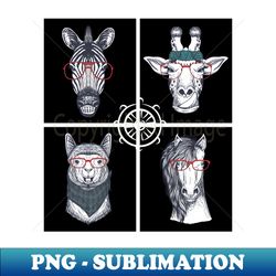 Intellectual creatures - Premium PNG Sublimation File - Boost Your Success with this Inspirational PNG Download