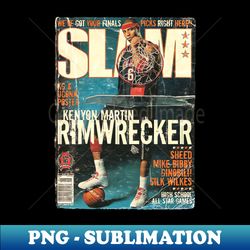 COVER BASKETBALL - RIMWRECKER - Elegant Sublimation PNG Download - Transform Your Sublimation Creations