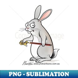 Rabbit Sharpening Pencil - Sublimation-Ready PNG File - Spice Up Your Sublimation Projects