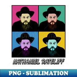 Nathaniel Rateliff 80s Pop Art Style - Special Edition Sublimation PNG File - Perfect for Creative Projects