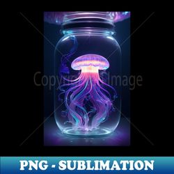 Jelly Fish - Unique Sublimation PNG Download - Bring Your Designs to Life