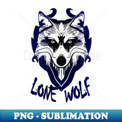 Lone Wolf - PNG Transparent Digital Download File for Sublimation - Capture Imagination with Every Detail