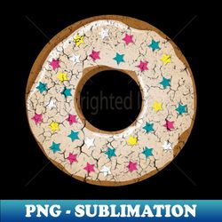 donut cartoon - Modern Sublimation PNG File - Bold & Eye-catching