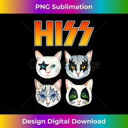 HISS Cat Kitten Meow Rocker Parody Band Funny Cat L - Futuristic PNG Sublimation File - Elevate Your Style with Intricate Details