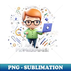 I Am A Programmer - Aesthetic Sublimation Digital File - Perfect for Personalization