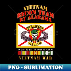 Recon Team - RT Alabama - Vietnam War w VN SVC - PNG Sublimation Digital Download - Boost Your Success with this Inspirational PNG Download