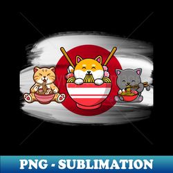 Foodie Cats - Modern Sublimation PNG File - Perfect for Sublimation Mastery