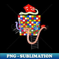 Snake and Ladder - PNG Transparent Sublimation File - Revolutionize Your Designs