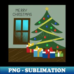 Great Christmas Tree - Decorative Sublimation PNG File - Transform Your Sublimation Creations