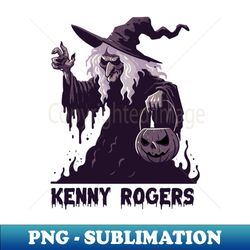 KENNY ROGERS IS WITCH - Premium PNG Sublimation File - Enhance Your Apparel with Stunning Detail