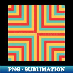 Tropical Geometric Design - PNG Transparent Digital Download File for Sublimation - Instantly Transform Your Sublimation Projects