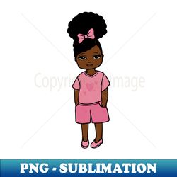 Black Girl Magic Afro Girl Melanin - PNG Transparent Sublimation File - Transform Your Sublimation Creations