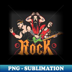 Music Rock Gift For You - PNG Transparent Sublimation Design - Perfect for Creative Projects
