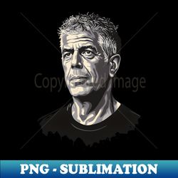 Anthony Bourdain - Exclusive Sublimation Digital File - Unleash Your Inner Rebellion