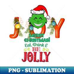 JOY - MERRY CHRISTMAS - Green Elf - Merry Christmas - Decorative Sublimation PNG File - Spice Up Your Sublimation Projects