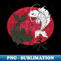 KOI Yan  Yang - Unique Sublimation PNG Download - Perfect for Sublimation Mastery