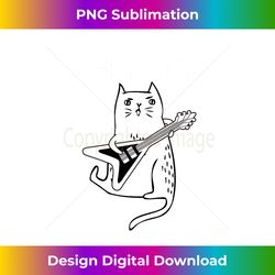 mettalicat rock band guitar funny christmas gift long sl - deluxe png sublimation download - animate your creative concepts