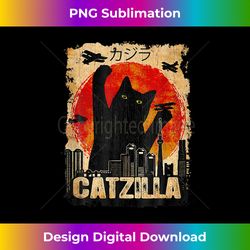 Catzilla Funny Cat Funny Cat Cat L - Luxe Sublimation PNG Download - Crafted for Sublimation Excellence