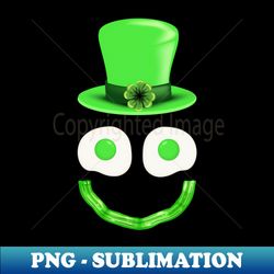 Green Eggs Ham Smile Face Brunch Breakfast - Digital Sublimation Download File - Instantly Transform Your Sublimation Projects