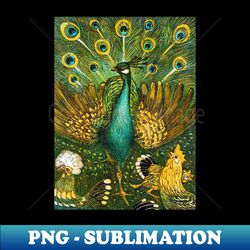 Peacock - Trendy Sublimation Digital Download - Boost Your Success with this Inspirational PNG Download