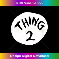 Dr. Seuss Thing 2 Emblem - Sophisticated PNG Sublimation File - Animate Your Creative Concepts