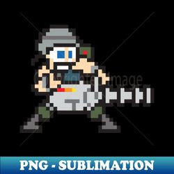 Gun-Thor 8Bit character - Modern Sublimation PNG File - Revolutionize Your Designs