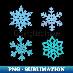 Set of Christmas snowflakes - Trendy Sublimation Digital Download - Unleash Your Creativity