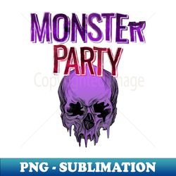 Monster Party - Sublimation-Ready PNG File - Spice Up Your Sublimation Projects