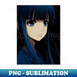 Pretty Anime Girl - Aesthetic Sublimation Digital File - Unleash Your Inner Rebellion